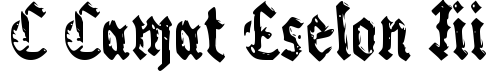 c Camat Eselon III