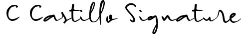 c Castillo Signature