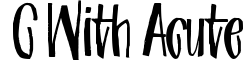 C with acute