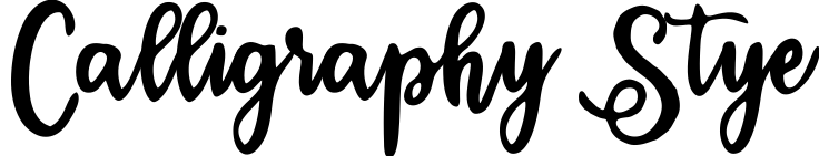 Calligraphy Stye