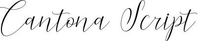Cantona Script