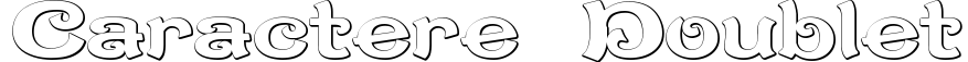 Caractere Doublet