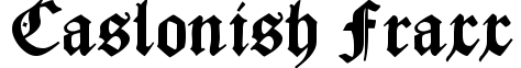 Caslonish Fraxx