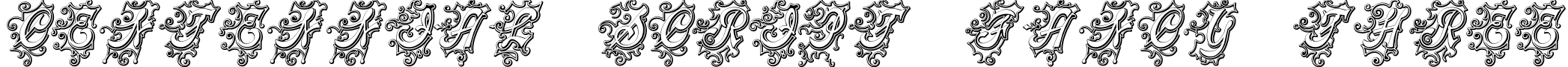 Centennial Script Fancy Three