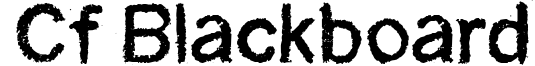 CF Blackboard