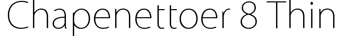 Chapenettoer 8 THIN