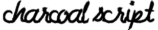 Charcoal Script