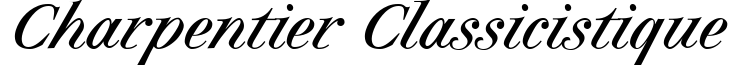 Charpentier Classicistique