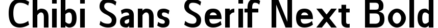Chibi Sans Serif Next Bold
