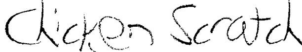 Chicken Scratch