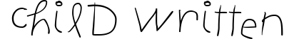 Child Written