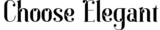Choose Elegant