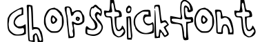 Chopstickfont