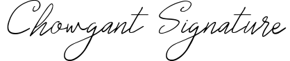 Chowgant Signature