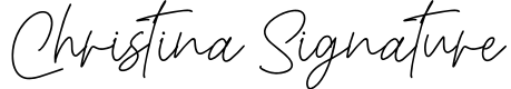 Christina Signature