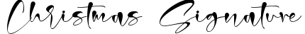Christmas Signature