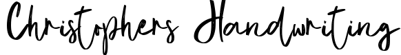 Christopher's Handwriting