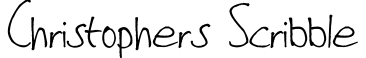 Christopher's Scribble