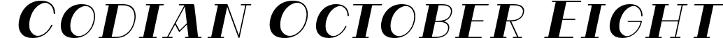 Codian October Eight