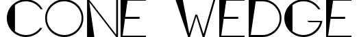 Cone Wedge