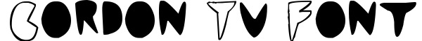 Cordon TV Font
