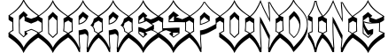 Corresponding