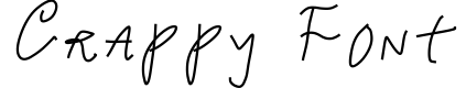 Crappy Font