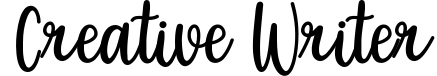 Creative Writer