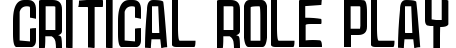 Critical Role Play