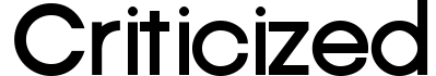 Criticized