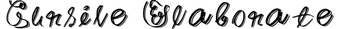 Cursive Elaborate