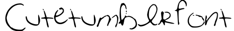 CuteTumblrFont