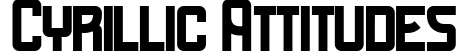 Cyrillic Attitudes