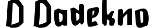 d Dadekno