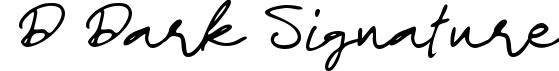 d Dark Signature