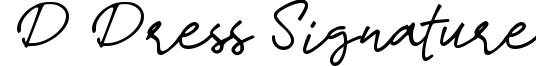d Dress Signature