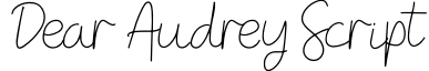 Dear Audrey Script