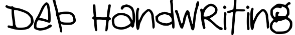 Deb Handwriting