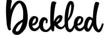 Deckled