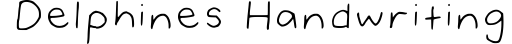 Delphines Handwriting