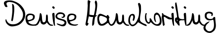 Denise Handwriting
