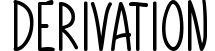 Derivation