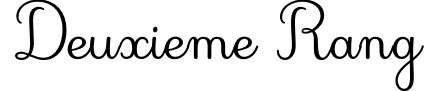 Deuxieme Rang