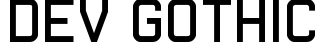 Dev Gothic