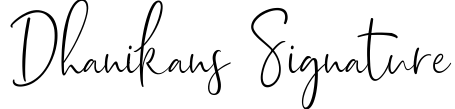 Dhanikans Signature