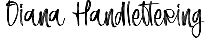 Diana Handlettering