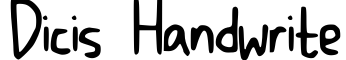 Dicis Handwrite