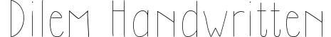 Dilem Handwritten