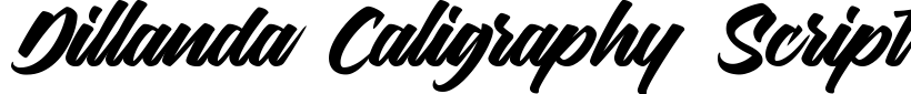 Dillanda Caligraphy Script