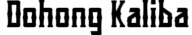 Dohong Kaliba